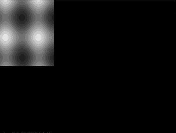 A soft grey moir&eacute; pattern of overlapping blobs